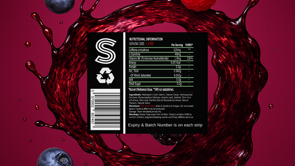 Stripz Berry Energy Strips