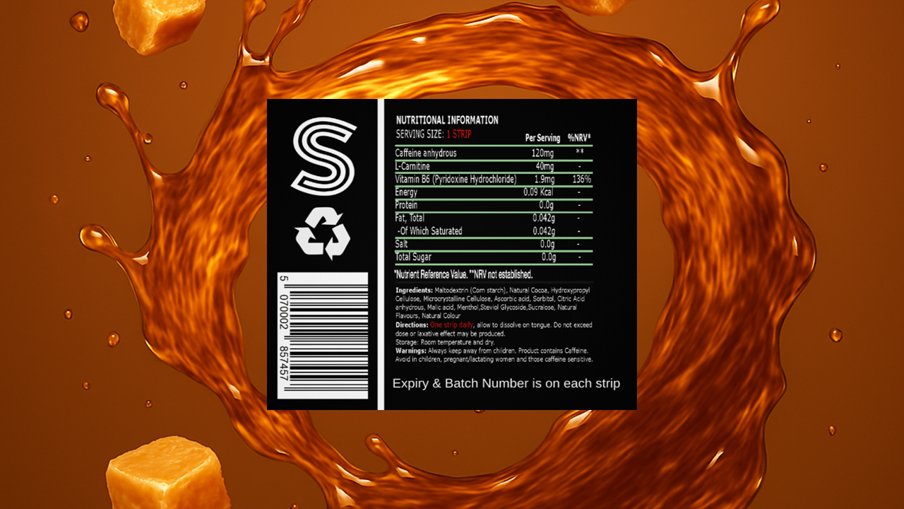 Stripz Butterscotch Energy Strips