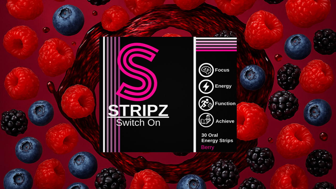 Stripz Berry Energy Strips