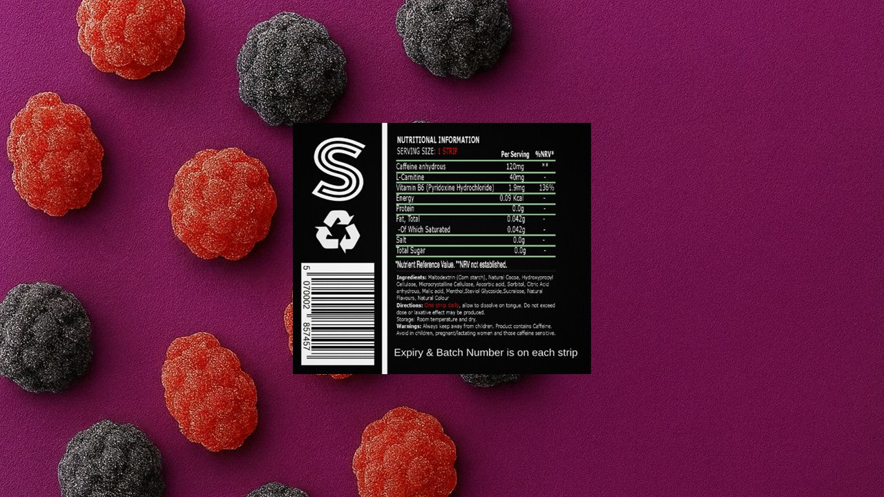 Stripz Berry Energy Strips