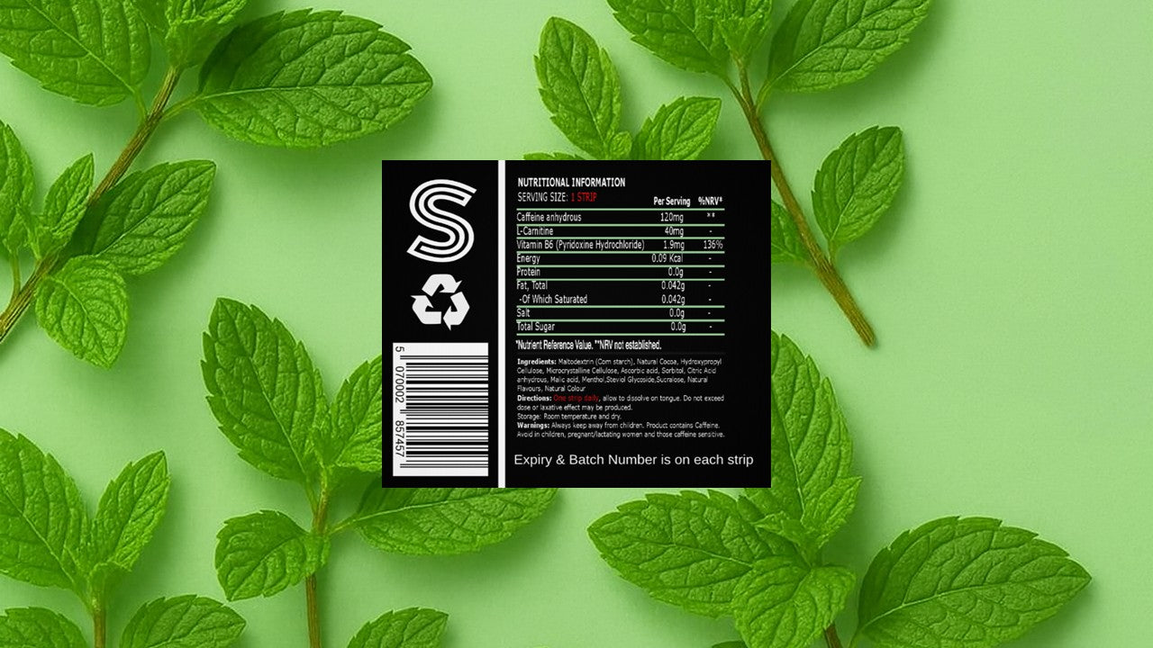 Stripz Mint Energy Strips